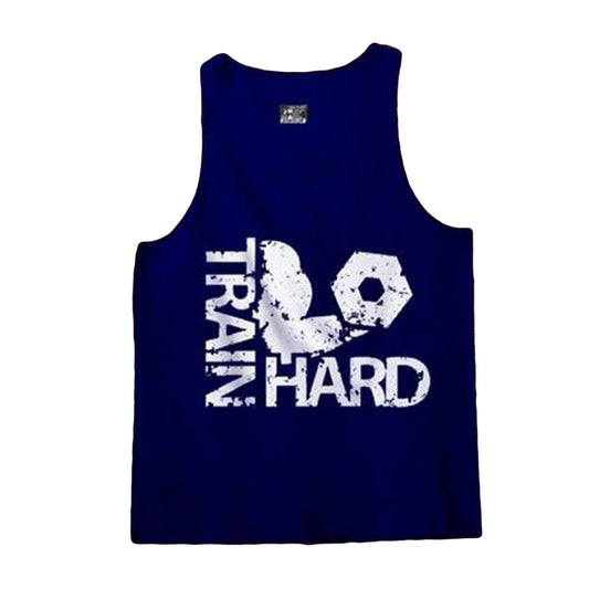 Sando tank top for Men Workout Tank top gym shirts for men [Blue] | Latest design | Premium Quality - L
