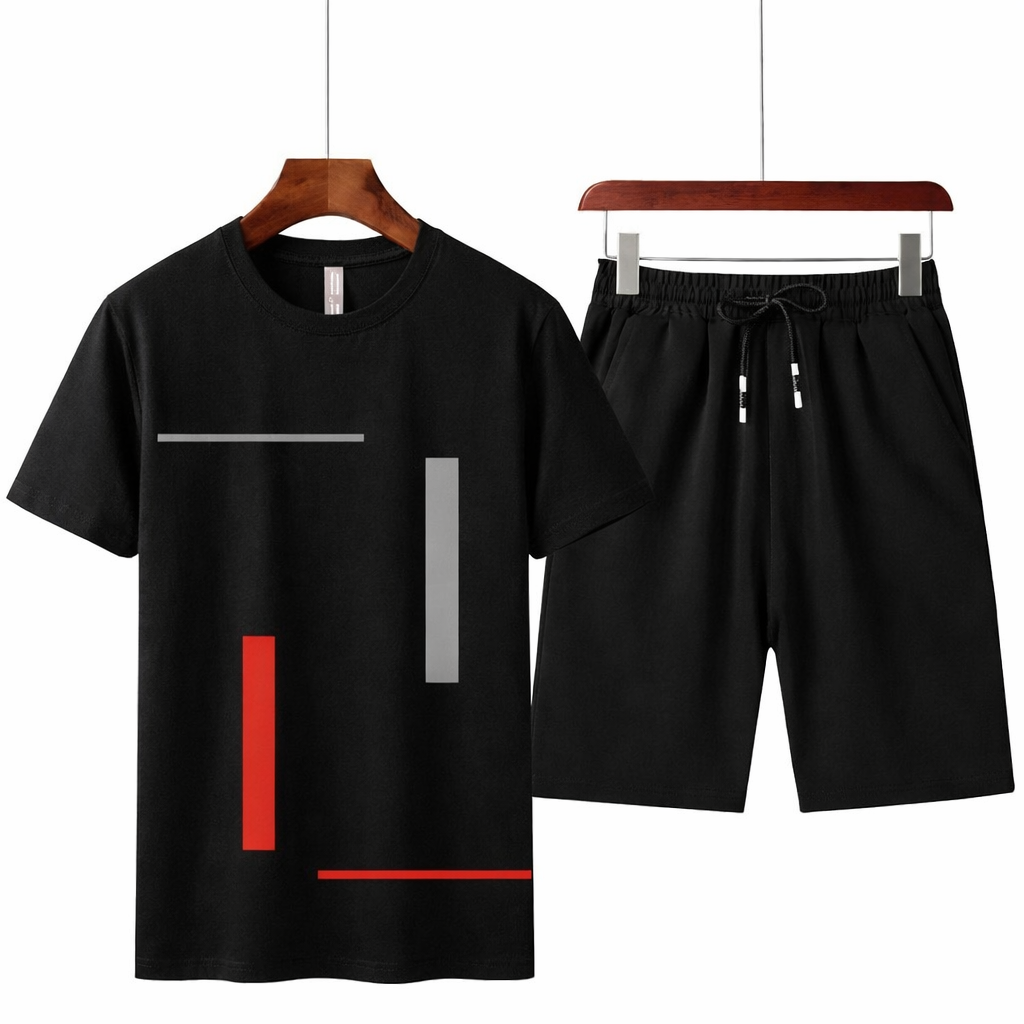 Men's Summer shirt & Shorts Tracksuit Set – Lightweight & Comfortable Casual Wear (Sizes from medium to extra large))